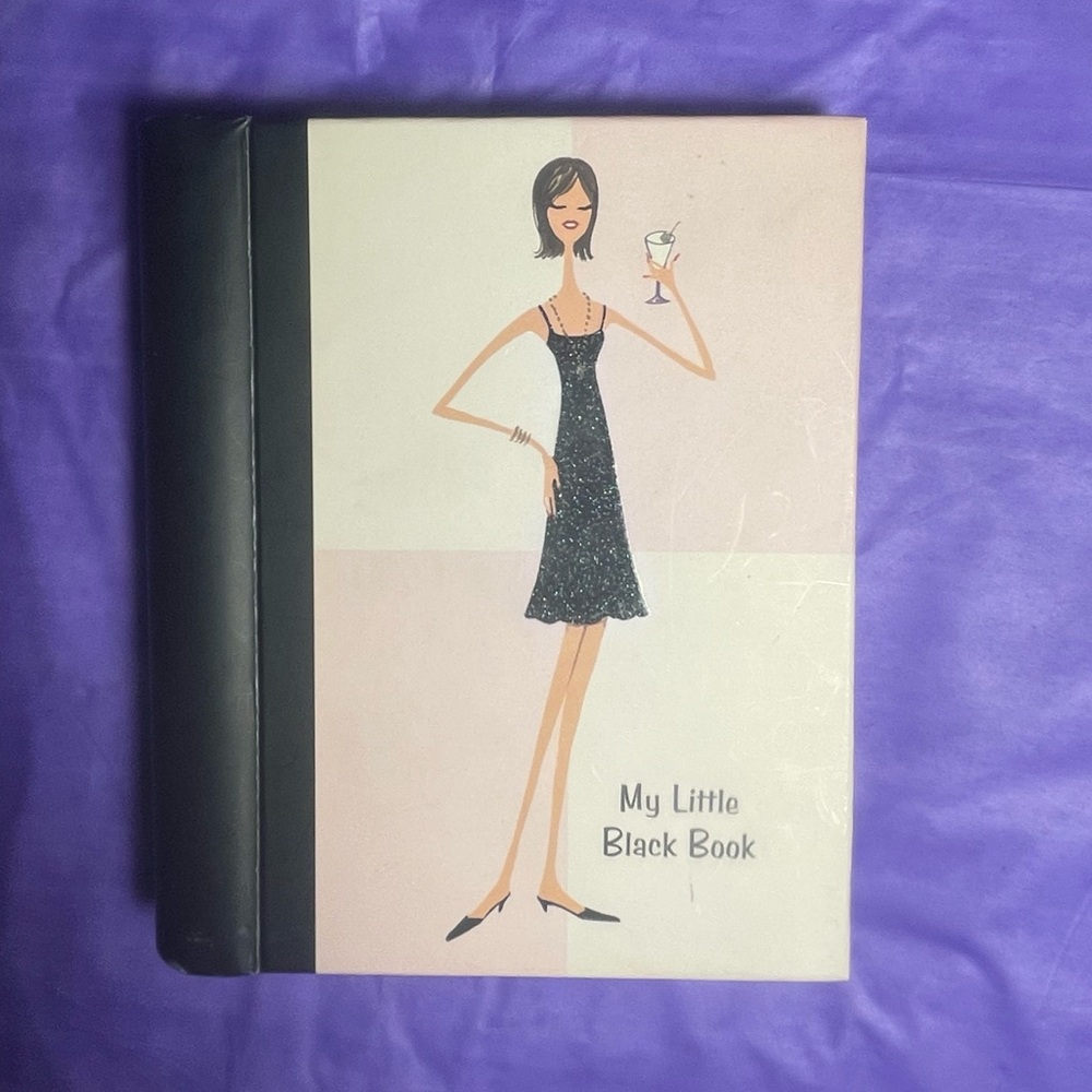My Little Black Book Address Book by The Girls-Pepper Pot